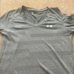 Under Armour Gray V-Neck T-Shirt